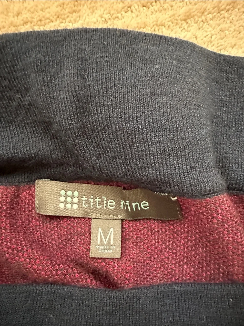 Title Nine Merino Wool That's a Wrap' Plaid Mini Skirt Blue Pink Plaid Sz Medium